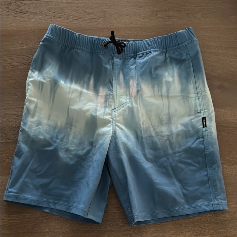 O'Neill Hybrid Blue Board Shorts Gradient Design